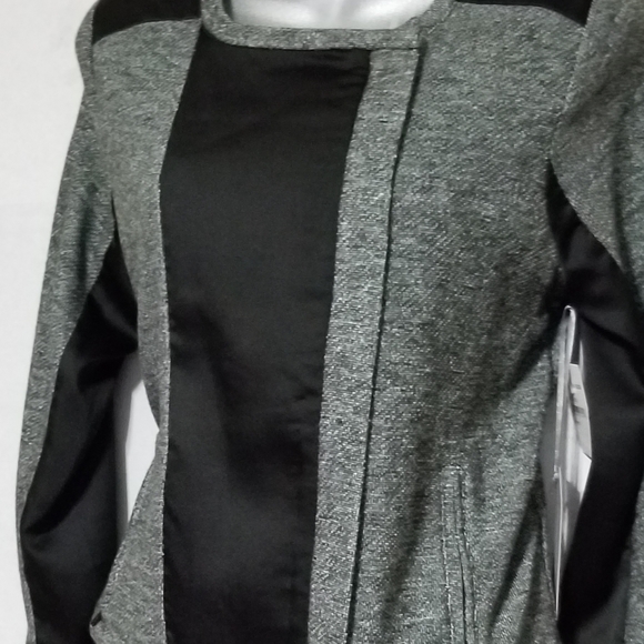 NORDSTROM RACK Gray and Black moto Jacket - Picture 7 of 12